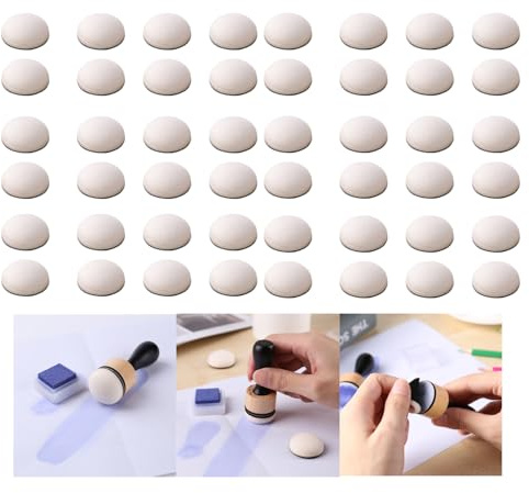 BAOFALI 40Pcs/Set Ink Blending Round Head Foams Replacement Refill Foam for Foams Scrapbooking Painting Drawing Art Blending Scrapbooking Painting Drawing Art SuppliesInk Tool