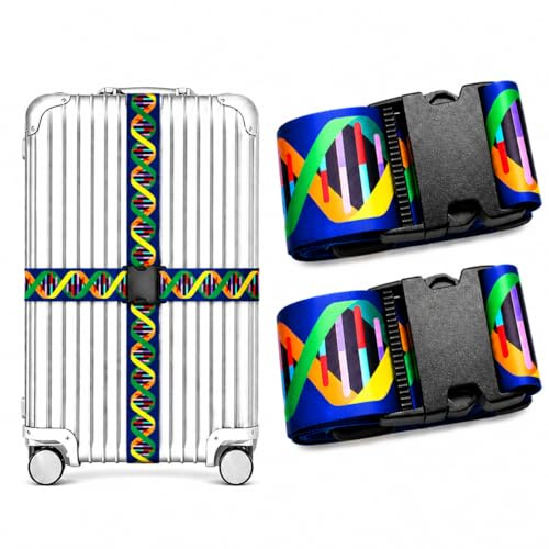 Luggage Strap Suitcase Belt Travel Bag Accessories (DNA-2pack)