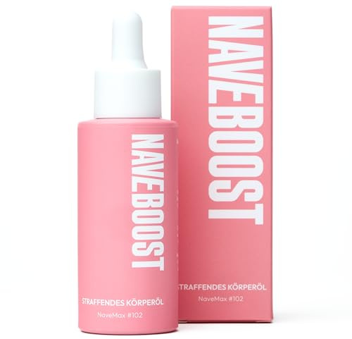 Naveboost Hautstraffendes Körperöl gegen Cellulite – Bindegewebe stärken für Bauch, Beine & Po – Natürliche Formel mit Lipout™ 3% Algenextrakt, Jojobaöl & Planktonextrakt - Vegan, 50ml
