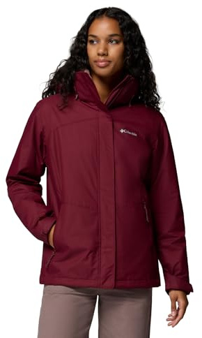 Columbia Bugaboo III Fleece Interchange Jacket, Waterproof, Termica Omni-Heat, Intercambiabile con cerniera, Cappuccio antipioggia regolabile, Tasche di sicurezza, Orlo con coulisse - da donna