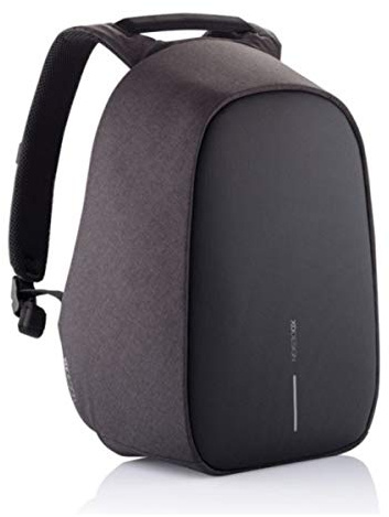 XD Design Bobby Hero Small Zaino Antifurto USB Nero (Borsa Unisex)