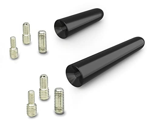 Macari Autoantenne Dachantenne kurz 5cm & 9cm mit Antennenadapter als Set. KFZ Antenne DAB Antenne Auto FM/AM Auto Antenne. Auto Zubehör, Car Accessoires, Auto Gadgets, Car Gadgets, Auto Accessoires