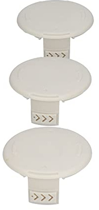 01 02 015 Cappucci per Bobina, 522994001 Copertura per Bobina di Ricambio Buona compatibilità ABS Facile da installare per tagliabordi Ryobi per Esterno per Prato per Giardino