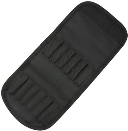 Borsa per munizioni per fucile Molle, borsa da cintura pieghevole per 12 munizioni, borsa multiuso per il trasporto di cartucce per fucili da caccia per uso esterno e addestramento al tiro
