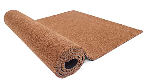 Carpido Felpudo Coco 60x200 cm Muy Resistente - Felpudo Coco 16mm Natural Antibacteriano - Antipolvo Respetuoso con el Medio Ambiente
