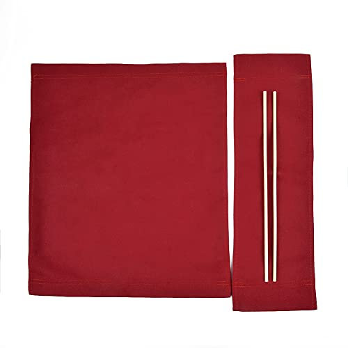 Oniissy 1 Set Directors Chair Klappstühle Cover Kit, tragbare Regiestühle Club Stühle Canvas Sitzbezüge für Garten drinnen und draußen, Hockerschutz Ersatz (rot)