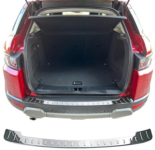 RECAMBO Protezione per paraurti in acciaio inox lucido, look cromato, compatibile con Range Rover Evoque L538 2011 2018 Styling e protezione per il paraurti