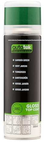AutoTek Professional Garden Green Spray Paint, Aerosol Spray, 300 ml