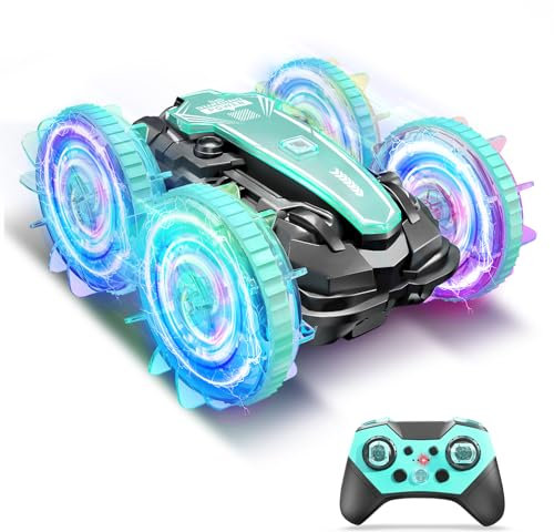 Amphibienfahrzeug Ferngesteuertes Auto 3+ Jahre,RC Auto Car Spielzeug ab 3 4 5 6 7 8 9 Jahre Jungen Weihnachten Geschenk Junge 3+ Jahre Outdoor Spiele für Kinder Strand Wasserspielzeug