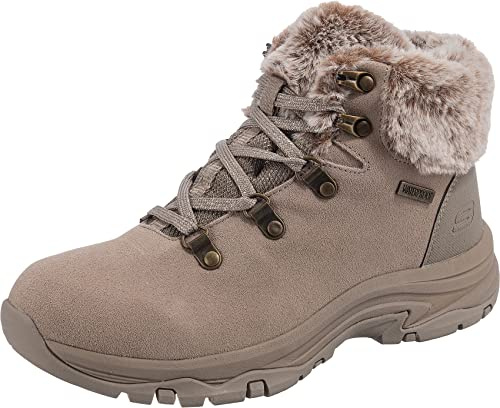 Skechers Trego-Falls Finest 167178-TPE, Womens hiking boots,boots, beige, 36 EU