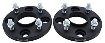 2pcs 15mm Spacers 4x108mm Hubcentric Forged Wheels Spacer Kit mit 8x Lug Bolts M12x1.5 Hub 63.3mm Compatible with Ford Fiesta Focus Mondeo Rs St