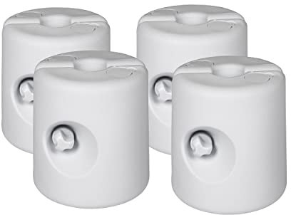 MaxxGarden Sacs de poids - Pieds de pavillon - 4 Pièces Sacs de sable - Poids de jambe pour Tente d'auvent Pop-Up - Patio Parapluie, Mobilier de jardin - Blanc