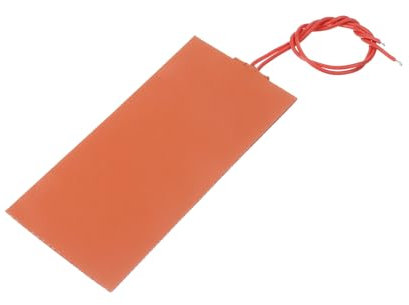sourcing map Silikon-Heizmatte, 12V 30W Heizfolie Flexible Heizplatte 150mmx50mm Heizmatte für konstante Temperatur