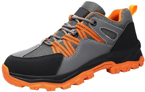 Zapatos de seguridad para hombre para soldador, ligeros, zapatos de trabajo, zapatos de seguridad, zapatos de seguridad para hombre y mujer, zapatos de trabajo altos, impermeables, botas de seguridad
