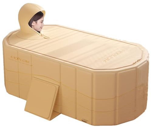 Baignoire portable pour adultes, baignoire de trempage, baignoire de trempage portable, baignoire spa réutilisable, bain à remous portable pour une personne, baignoire à remous portable pour la maison