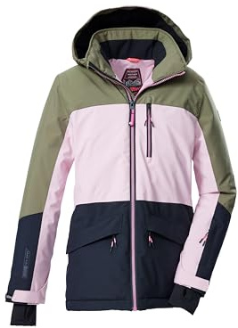Killtec Ksw 208 Grls Ski Jckt Chaqueta de esquí/chaqueta funcional con capucha y protección contra la nieve Niñas