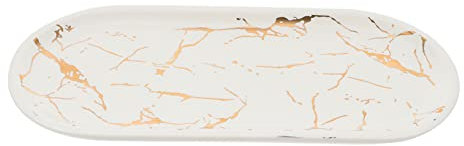 Cabilock Assiette Céramique Multifonctionnelle pour Maison Le Service Alimentaire Plat à Nourriture Assiette à Bijoux