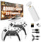 KINMRIS M15 Retro Konsole 4k, Tragbare Video Emulator Spielekonsole mit eingebauten 40000+ Klassische Spiele 23 Emulatoren, Plug and Play Spiel Stick für TV mit 2 x 2.4G Spiel Kontrolleure(128G)