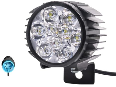 Faro delantero para bicicleta eléctrica, 24 V-60 V, LED, impermeable, foco para bicicleta eléctrica, scooter, ciclismo