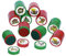 Ameisenkeks® 10x Stempel Weihnachtsmotive Stempelset zum Basteln für Karten Deko oder Kinder zum Kreativ Sein einfach los Stempeln