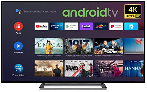 Toshiba 65UA3D63DG 65 Zoll Fernseher/Android TV (4K Ultra HD, HDR Dolby Vision, Smart TV, Chromecast Built in, Triple-Tuner) [2023]