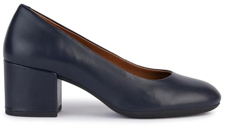 Geox Women's D Eleana A Pump, Navy, 4.5 UK