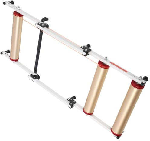 Klappbarer Fahrradtrainer, Fahrrad-Rollentrainer für Indoor-Übungen, hochfester Fahrradroller aus Aluminiumlegierung, Heimfahrradtrainer, tragbarer Fahrrad-Rollentrainer mit gering