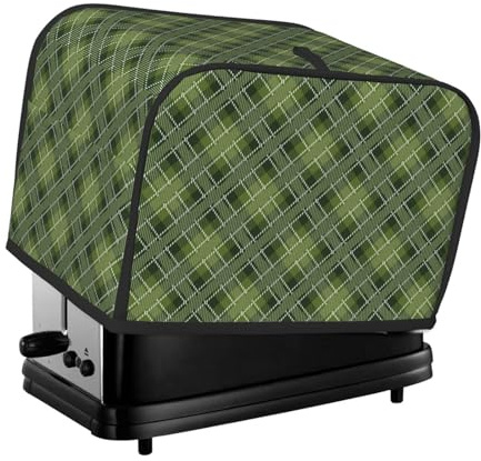 Copertura per tostapane a 2 fette, copertura impermeabile per tostapane con tasche per piccoli elettrodomestici da cucina, protezione dalle impronte digitali, lavabile in lavatrice