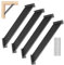 Guolich 4 Stück 45-Grad-Winkelhalterung, balkenverbinder/Pfostenverbinder /Eckverbinder Holzverbinder, Eckhalterung Holzbalken Pavillon Halterungs Set, pergola verbinder/Pergola Brackets