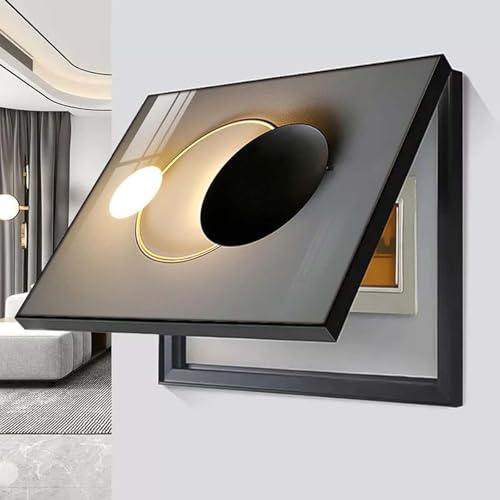 Genérico Cuadro Contador Pintura Decorativa Electrico Caja De Medidor Eléctrico Cubierta Caja De Distribución Pintura Decorativa Panel Eléctrico Ocultar Pinturas Decorativa,A,60x50cm