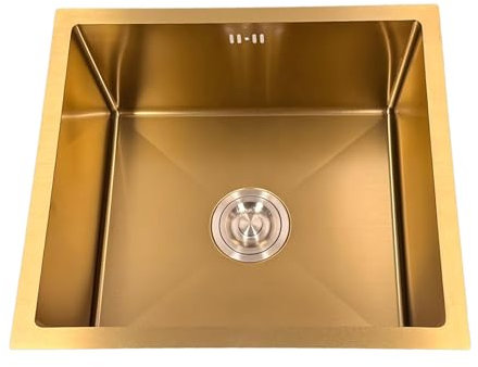 évier De Cuisine En Acier Inoxydable,évier à Un Bac,évier De Grande Capacité,Lavabo De Salle De Bain Avec Kit De Montage Sous Plan Pour La Cuisine,Le Bar Et Le Bureau