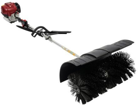 Power Broom Gas - Spazzatrice per prato a 4 tempi, 1000 W, portatile, per esterni, per servizi igienici stradali, parchi, fattorie e comunali