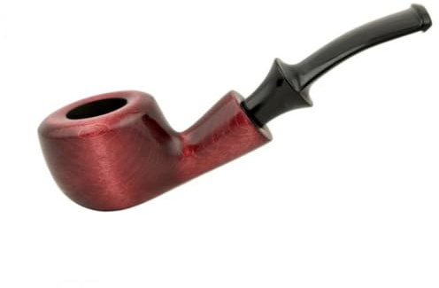 Mr. Brog Tobakspipa modell N56 motor – handgjorda visselpipa av päronträ, klassiska linjer, tidlös design, lätt och balanserad, högkvalitativt utförande (cherry)