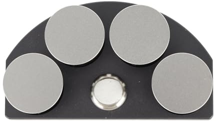 LHaefydore 4 - Dish Watch Oil Cup Stand, Watchmakers Oil Dip Tool Holder, Aluminum Alloy Watch Grease Cup with Individual Covers and Cotton Pad for Watch Repair Lubrication