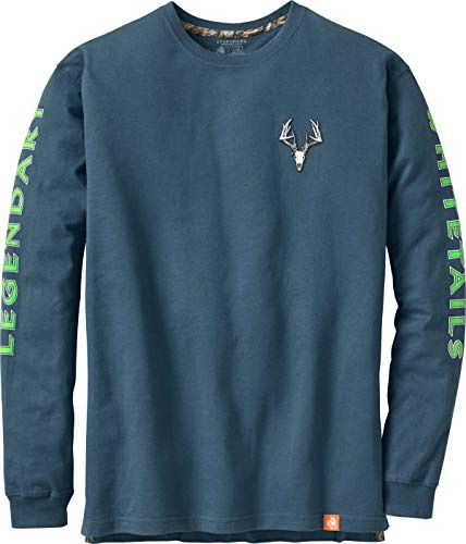 Legendary Whitetails Men's Non-Typical Series Long Sleeve T-Shirt Slate 3XLT