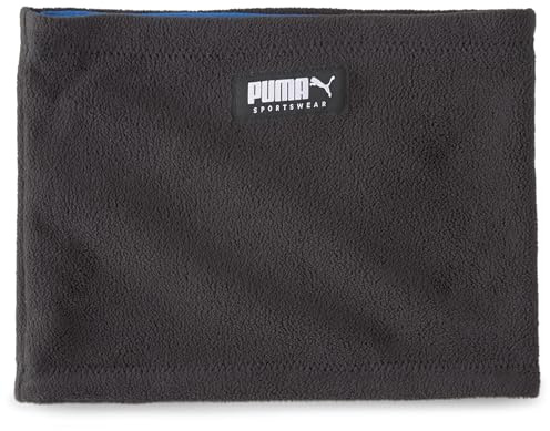 PUMA Unisex Puma Reversible Fleece Neck Warmer, White, One Size UK
