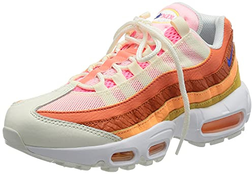 Nike DJ6906-800 Wmns Air Max 95 Donna, Campfire Orange/Racer Blue-Sail EU 36.5