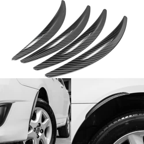 bangminda 4 Pièces Garde-Boue Elargisseurs d'Aile Universel Voiture Fender pour Auto Bandes Protection d’Ailes Sourcils de Passage Protection Roue Universel Voiture (25CM)