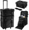 Grand étui de Maquillage Professionnel Trolley Femmes cosmétique Organisateur Bagages Chariot Sac détachable Ongles beauté Tatouage Valise pour RéPondre à Vos Besoins