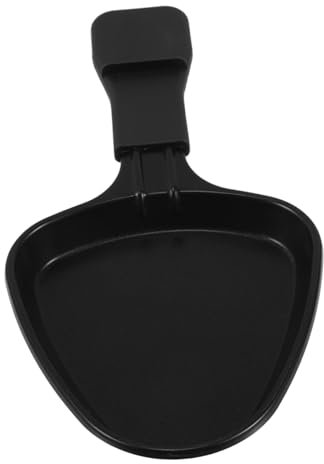 Ciieeo Mini Raclette Grill Pan Small Nonstick Cheese Melt Tray Triangular Baking Griddle for Indoor Cooking Portable Household Cheese Melter Spatula