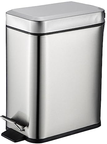 KAILIKETIY Pedal Trash Can Waste Bucket Garbage Storage Container for Home Kitchen Office Use