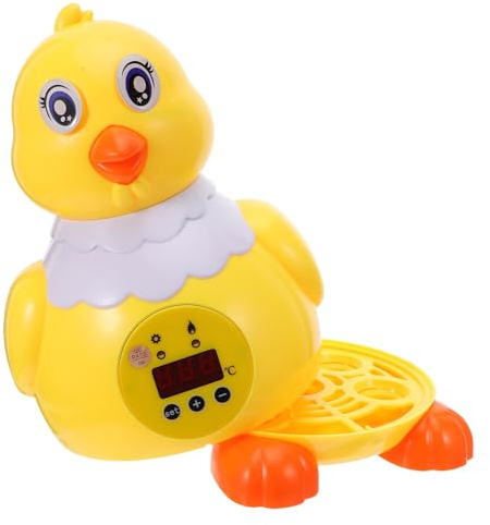 TOYANDONA Incubateur Automatique Intelligent pour 6 Œufs de Poule 20W Petit Format avec Fenêtre D’Observation Régulation Température et Humidité pour Incubation Domestique et Élevage
