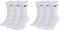Nike Men's Everyday Cushioned Crew Training Socks (6 Pairs), White, S