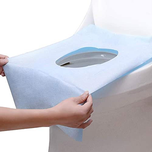 Einweg Toilettenauflage - 30Pcs Wasserdicht einzeln verpackt WC-Sitz Matte für Kleinkinder, Kinder, Erwachsene, schwangere Frauen, Verwendung in öffentlichen Toiletten