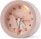 Juboos Despertador Infantil Simulado - Bonito Reloj Con Luz Nocturna Para Niños y Niñas - Silencioso (Rosa)