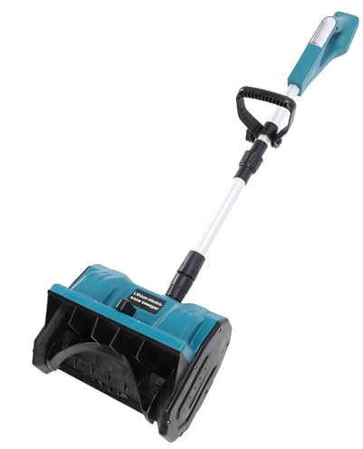 Kabellose Elektrische Schneeschaufel – 21 V Kabellose Schneefräse mit Ergonomischem Design, Leistungsstarker Elektrischer Schneefräse mit Bürstenlosem Motor und 3000-mAh