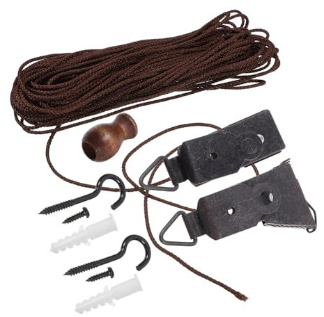 DOITOOL Curtain Accessories Roller Blind Fittings Replacement Kit for Roman Shades Easy Installation Window Blind Parts for Living Room Bedroom Office