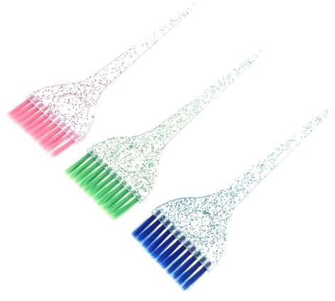 TOVINANNA 3 Piezas Cepillo Para Teñir El Cabello Pinceles De Barbería Para Resaltar El Cabello Herramienta De Peluquería