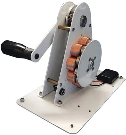 Generatore a manovella, dinamotore manuale di emergenza portatile con porta di ricarica USB, alimentatore di emergenza per esterni con comoda impugnatura, per operazioni sul campo, indagini