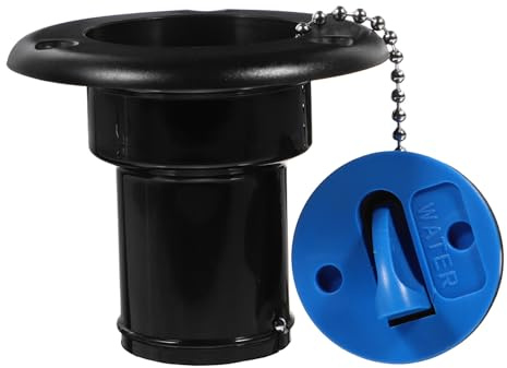 YARNOW Tapón de Llenado de Agua para Remolques y Accesorio para Depósito de Agua Cubierta Resistente para Tanque de Autocaravana y Embarcación de Recambio Fiable para Viajes